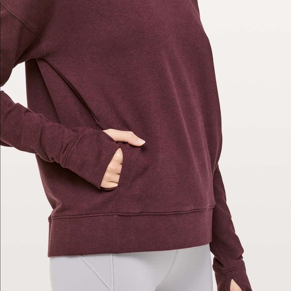 Lululemon Bordeaux Drama Go Forward Pullover 2 - Picture 8 of 9